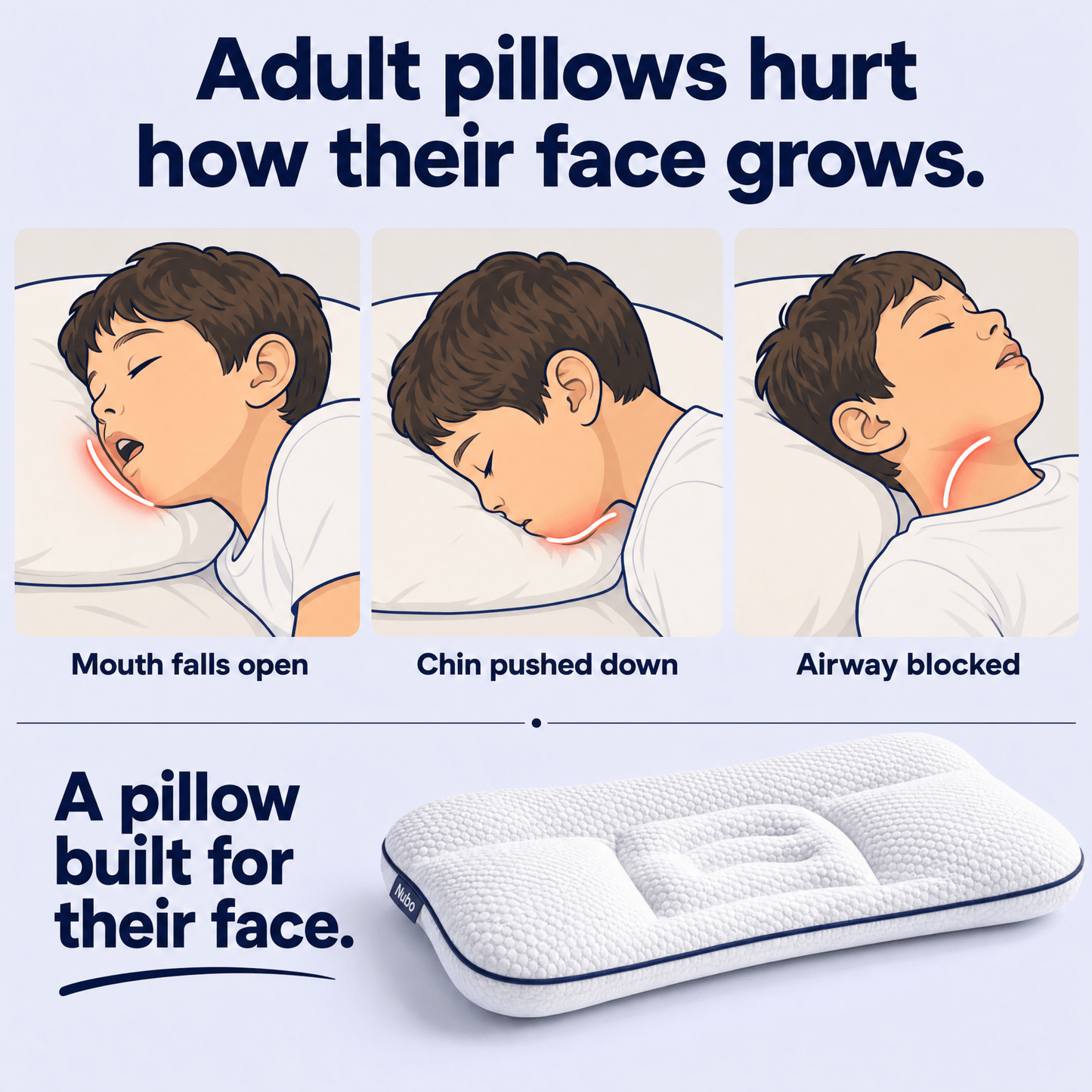 The Kids' Posture Pillow - Nubo